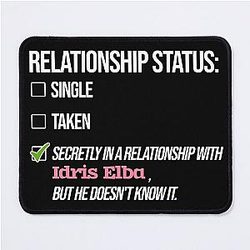 Idris Elba Relationship Mouse Pad