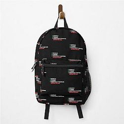 Mentally dating Idris Elba - White Fonts Backpack