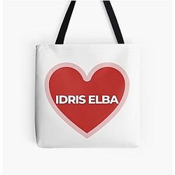 Idris Elba All Over Print Tote Bag