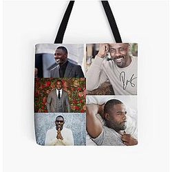 Idris Elba Signed All Over Print Tote Bag