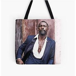 Idris Elba All Over Print Tote Bag