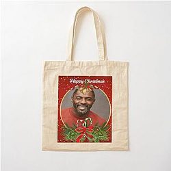 Idris Elba Happy Christmas Cotton Tote Bag