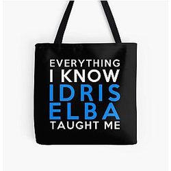 Idris Elba - Everything Over Print Tote Bag