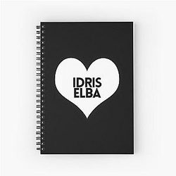 Idris Elba Spiral Notebook