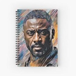 Idris Elba Spiral Notebook