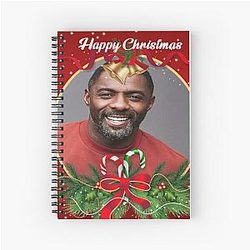 Idris Elba Happy Christmas Notebook