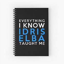 Idris Elba - Spiral Notebook