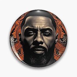 Idris Elba Icon Pin