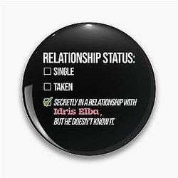 Idris Elba Relationship Pin