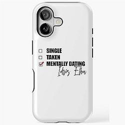 Mentally Dating Idris Elba iPhone Case