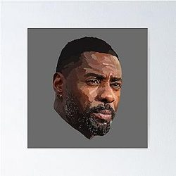 My Idris Elba drawing Poster