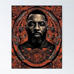 Idris Elba Icon Poster