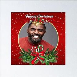 Idris Elba Happy Christmas Poster