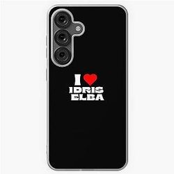 I Love Idris Elba White Fonts Samsung Galaxy Case