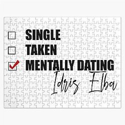 Mentally Dating Idris Elba Jigsaw Puzzle