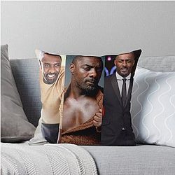 Idris Elba Throw Pillow