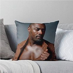 Idris Elba Throw Pillow