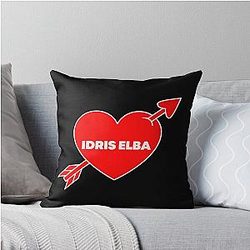 In Love with Idris Elba Throw Pillow