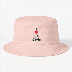 Dance in LA Style Salsa Pink Socks Bucket Hat