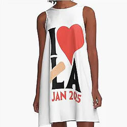 I Love LA January 2025 A Line Dress