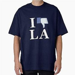 Unlike LA - Love LA - Los Angeles Oversized T-Shirt