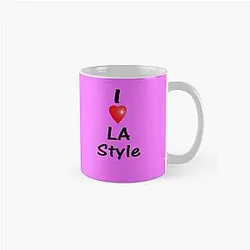 Dance I Love LA Salsa Pink Classic Mug