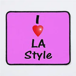 Dance I Love LA Style Salsa Mouse Pad