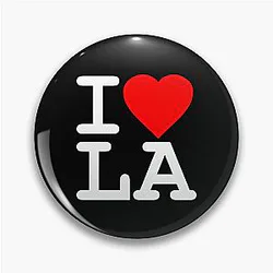I Love Los Angeles Pin