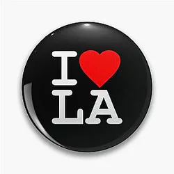 I Love La Angeles Pin
