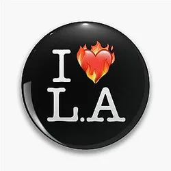 I Love LA Pin