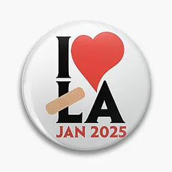 I Love LA January 2025 Pin