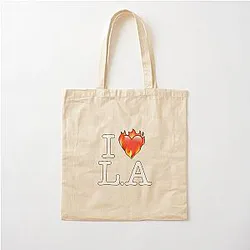 I Love LA Cotton Tote Bag