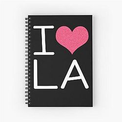 Wanderlust - I Love LA Graphic Design Notebook