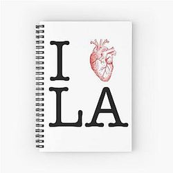 I Love LA Spiral Notebook