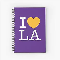 I Love LA Spiral Notebook