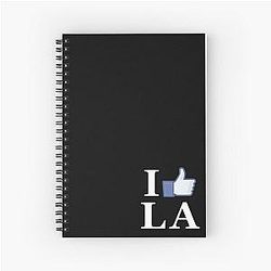 I Like LA - Los Angeles Spiral Notebook