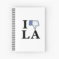 I Love LA Los Angeles Spiral Notebook