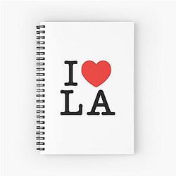 I Love Los Angeles Spiral Notebook