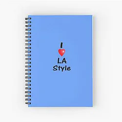 Dance I Love LA Style Spiral Notebook