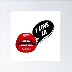 I love Los Angeles Poster
