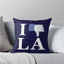 I Love LA - Los Angeles Throw Pillow