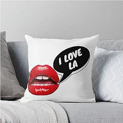 I love LA Throw Pillow