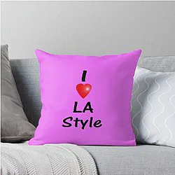 Dance I Love LA Style Salsa Pillow