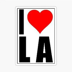 I Love LA Sticker
