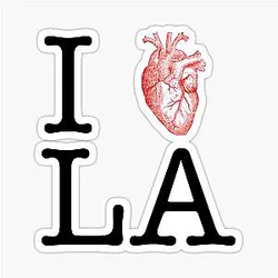 I Love LA Sticker