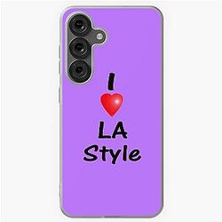 Dance I Love LA Style Salsa Purple Socks Samsung Galaxy Case