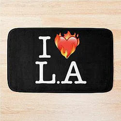 I Love LA Bath Mat