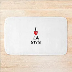 Dance I Love LA Salsa Style Bath Mat