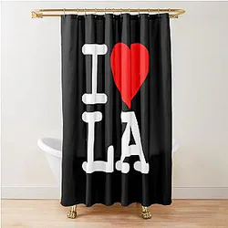 I Love Land Angeles Shower Curtain