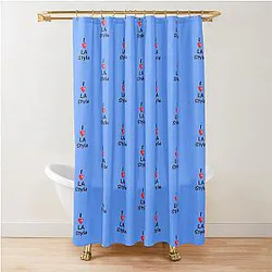Dance I Love LA Style Salsa Shower Curtain